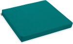 H.O.C.K. Classic Uni Outdoor Stuhlkissen NORM 40x40x4cm petrol