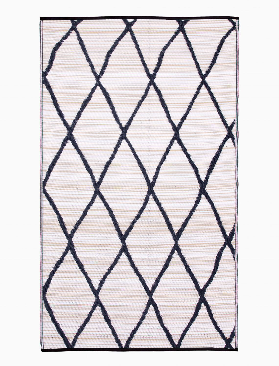 H.O.C.K. Outdoor Teppich Nairobi natural black 120x180cm