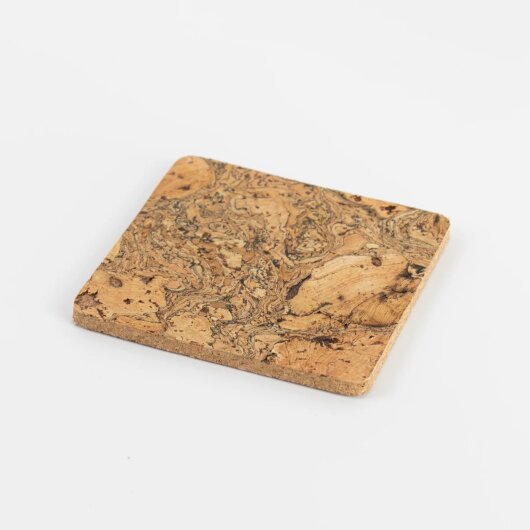 LIGA Untersetzer aus Kork 4er Set Quadrat 9 x 9 x 0,5cm