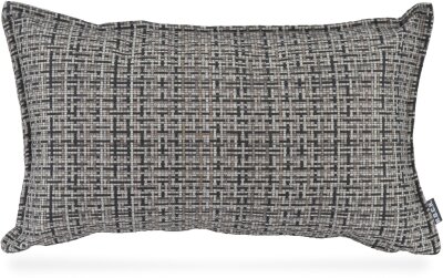 H.O.C.K. Mosaico Dekokissen mit Biese 50x30cm schwarz...