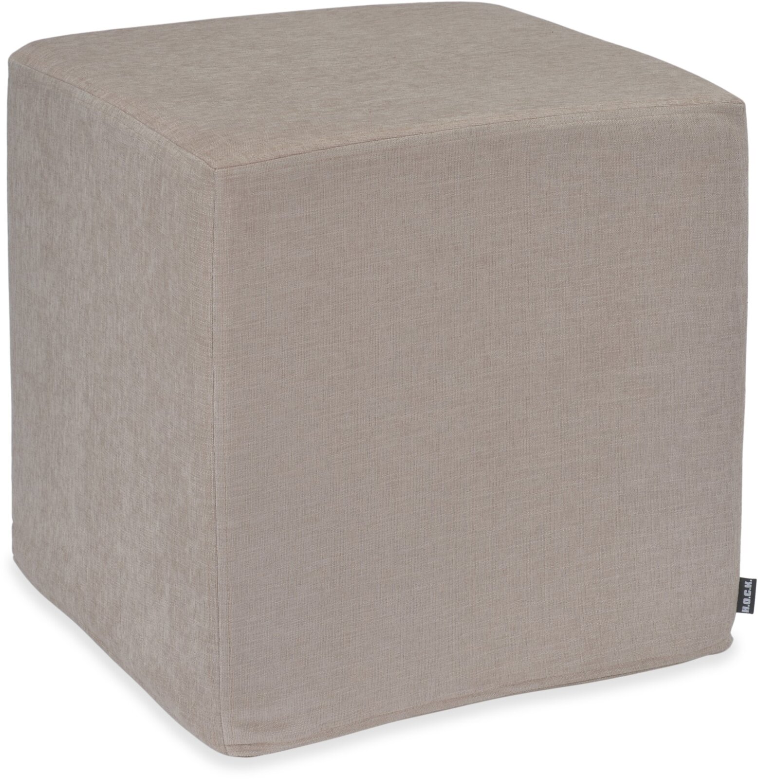 H.O.C.K. Lucky Hocker Cube eckig 45x45x45cm beige taupe col. 002