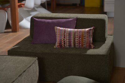 H.O.C.K. Versatil Kissen 60x40cm Uni mauve lila col. 23