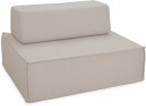 H.O.C.K. Sofa Mitch SMALL OUTDOOR ca. 100x120x35cm beige col. 1712