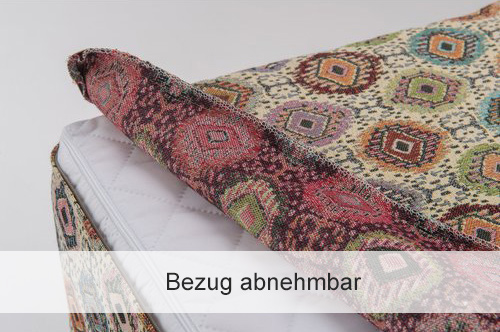 Hocker Kira, pflegeleicht mit abnehmbarem Bezug Hocker Kira, pflegeleicht mit abnehmbarem Bezug